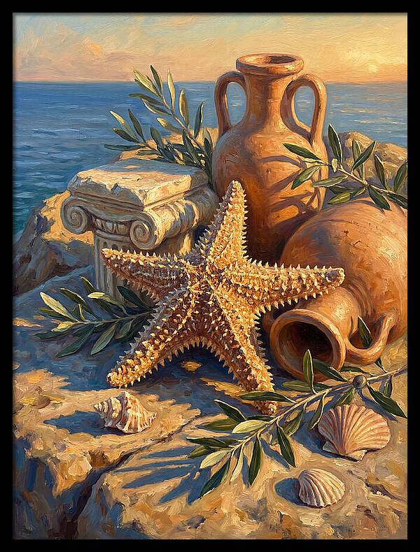 Mediterranean Starfish Still Life