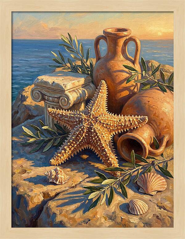 Mediterranean Starfish Still Life