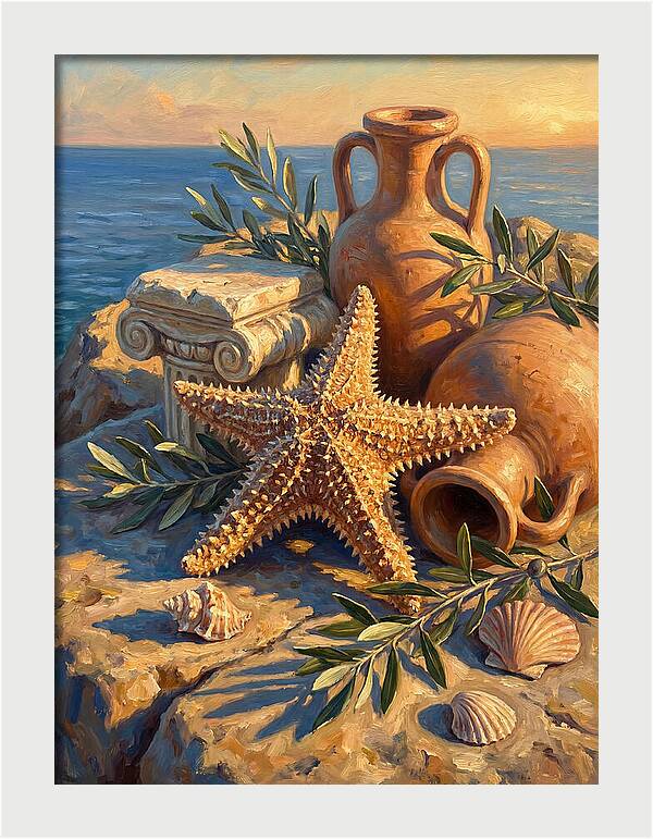 Mediterranean Starfish Still Life