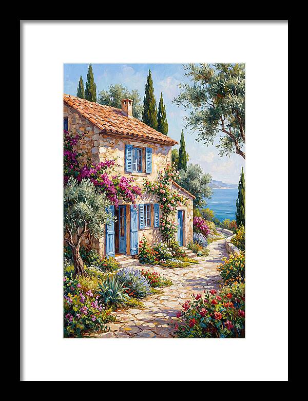 Mediterranean Stone Cottage Bliss