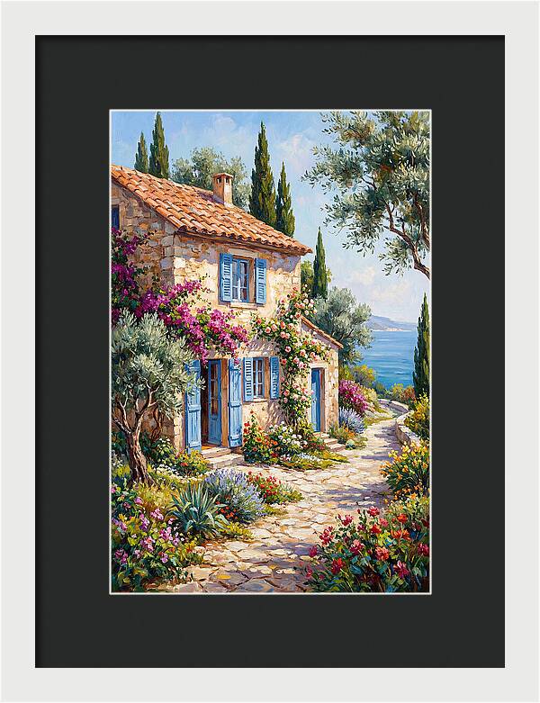 Mediterranean Stone Cottage Bliss