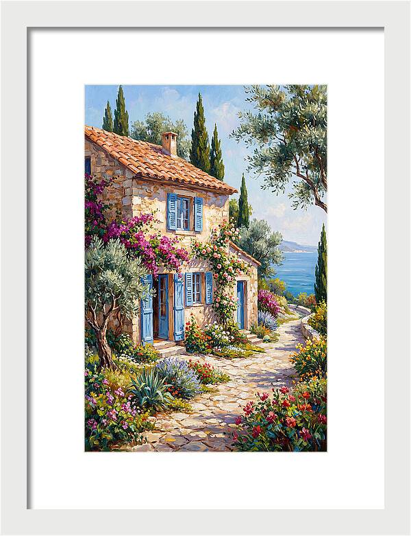 Mediterranean Stone Cottage Bliss