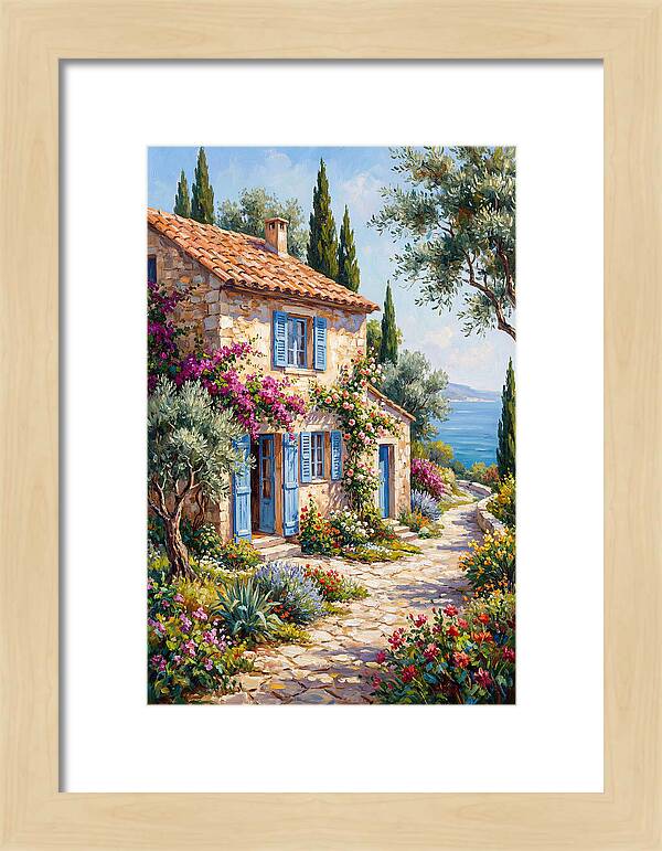 Mediterranean Stone Cottage Bliss