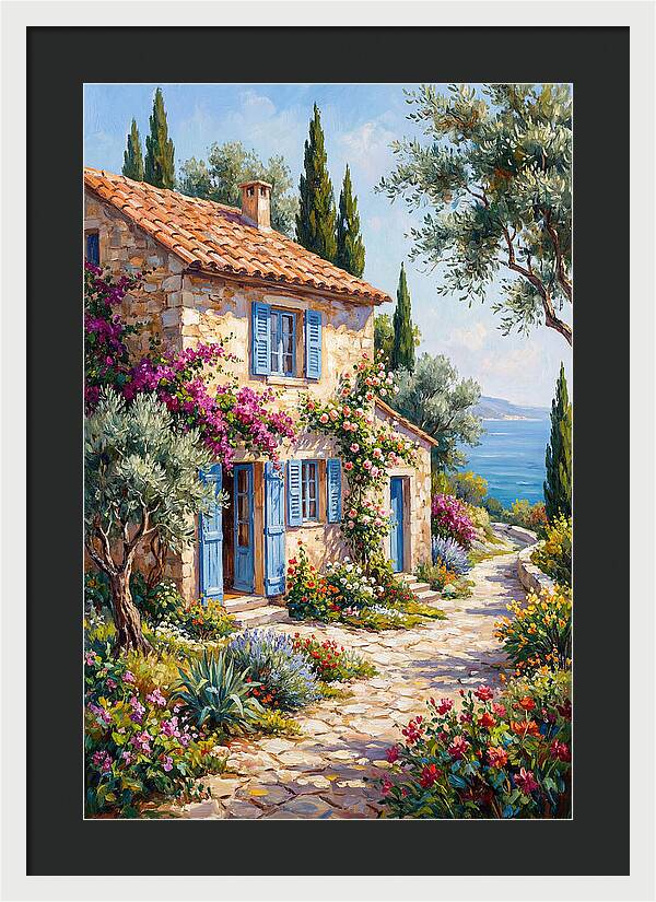 Mediterranean Stone Cottage Bliss