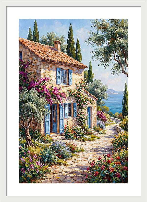 Mediterranean Stone Cottage Bliss