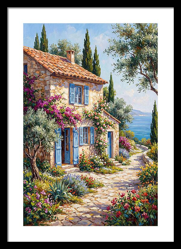 Mediterranean Stone Cottage Bliss