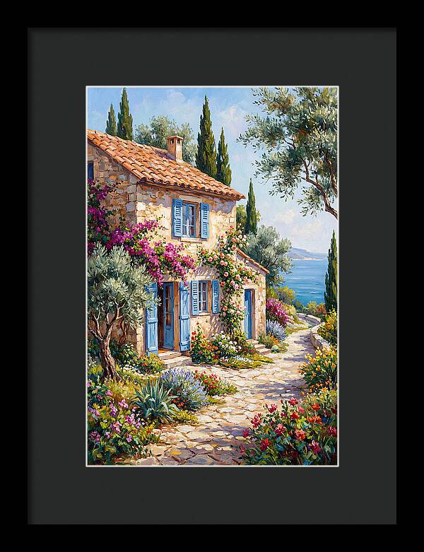 Mediterranean Stone Cottage Bliss