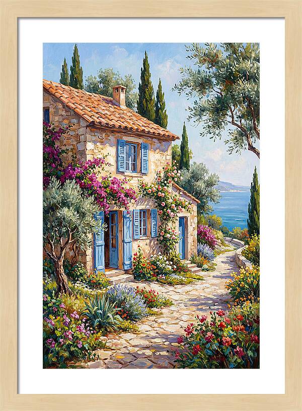 Mediterranean Stone Cottage Bliss