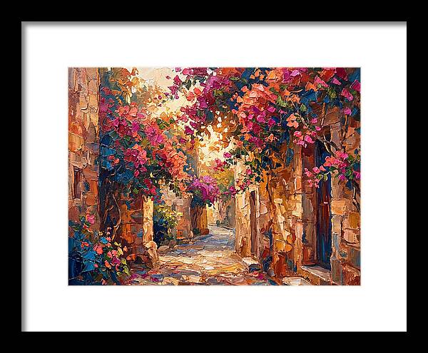Mediterranean Stone Pathway