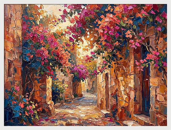 Mediterranean Stone Pathway