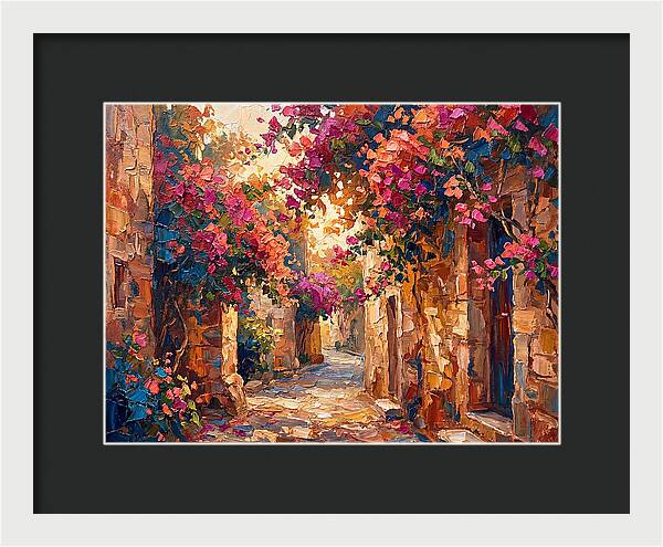 Mediterranean Stone Pathway