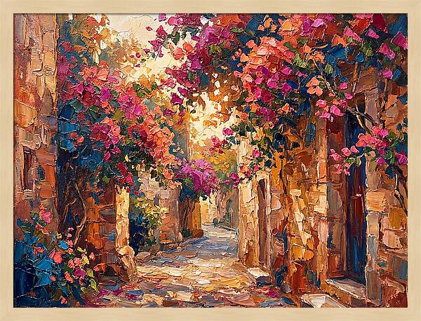 Mediterranean Stone Pathway
