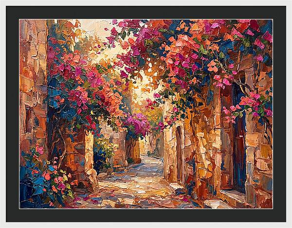 Mediterranean Stone Pathway