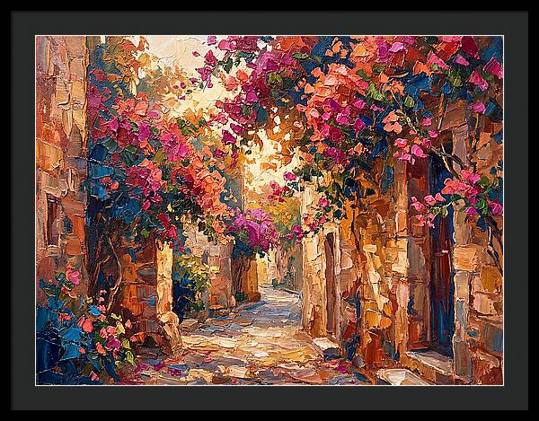 Mediterranean Stone Pathway