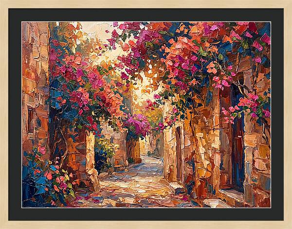 Mediterranean Stone Pathway