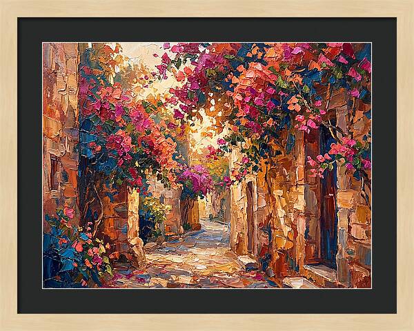 Mediterranean Stone Pathway