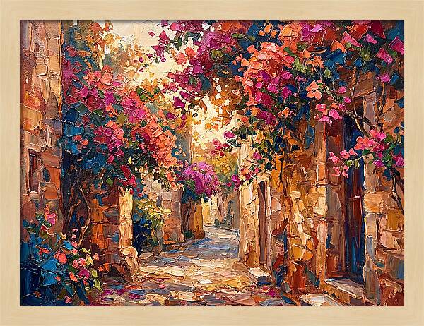 Mediterranean Stone Pathway