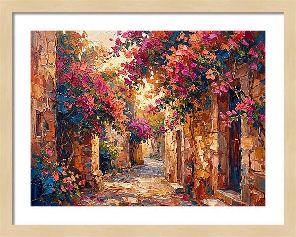 Mediterranean Stone Pathway