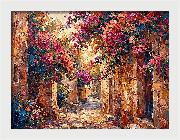Mediterranean Stone Pathway