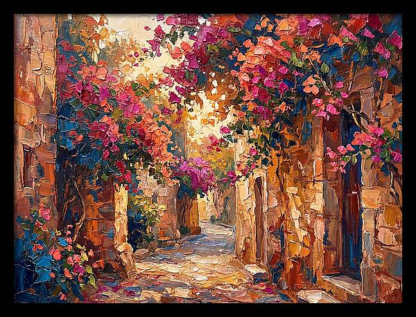 Mediterranean Stone Pathway
