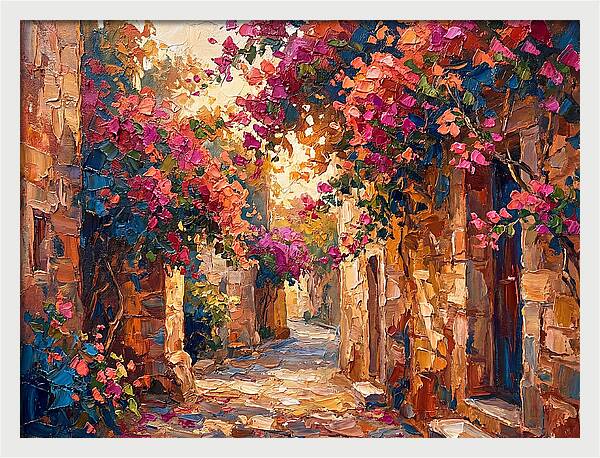 Mediterranean Stone Pathway
