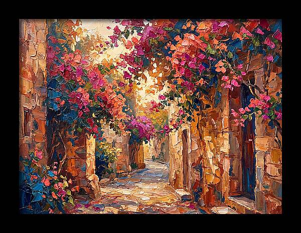 Mediterranean Stone Pathway