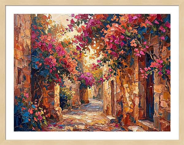 Mediterranean Stone Pathway