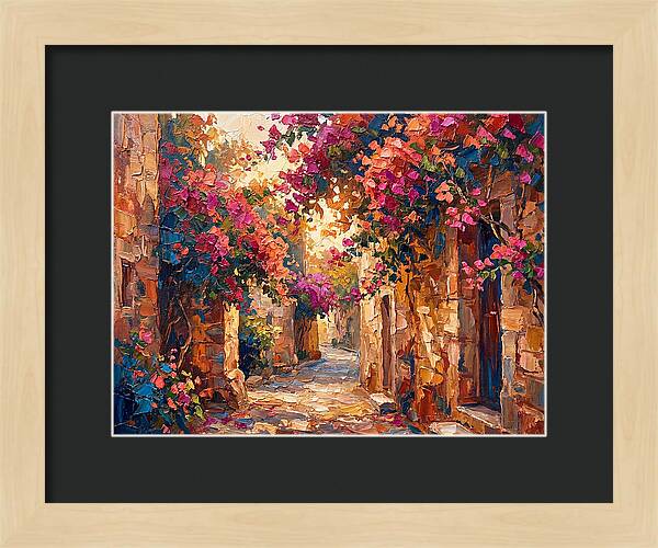 Mediterranean Stone Pathway