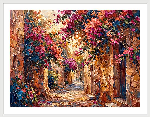 Mediterranean Stone Pathway