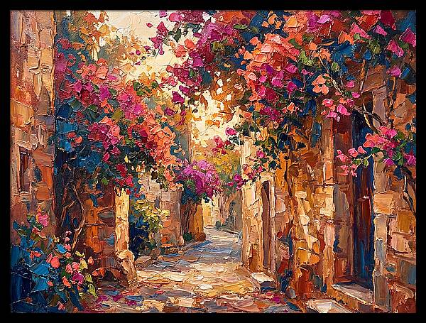 Mediterranean Stone Pathway