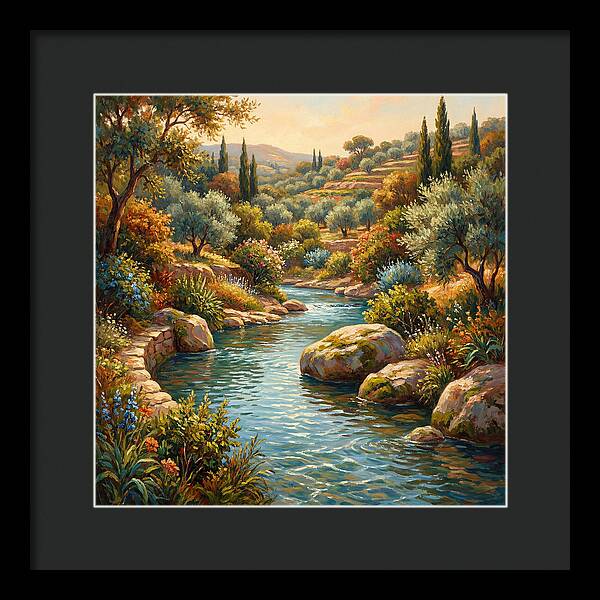 Mediterranean Stream Serenity