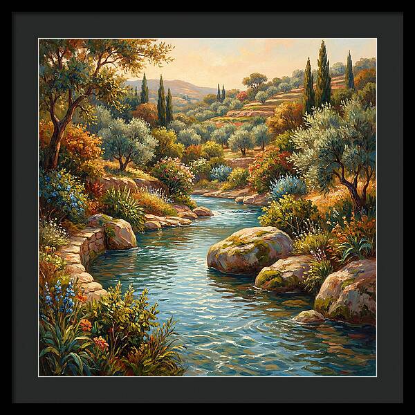 Mediterranean Stream Serenity