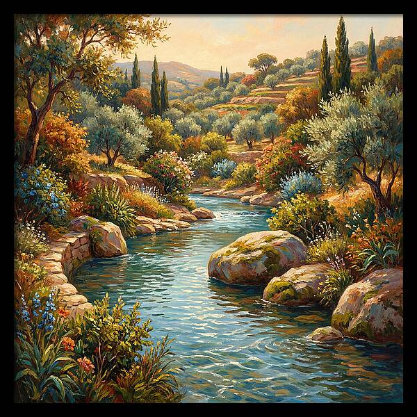 Mediterranean Stream Serenity