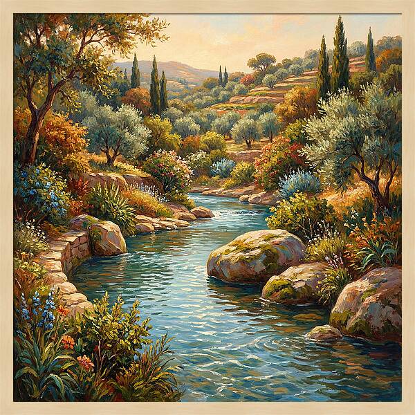 Mediterranean Stream Serenity