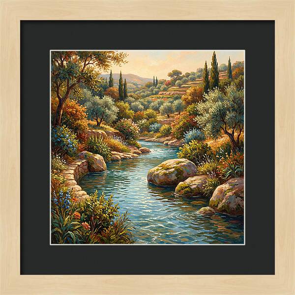 Mediterranean Stream Serenity