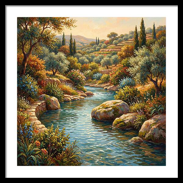 Mediterranean Stream Serenity