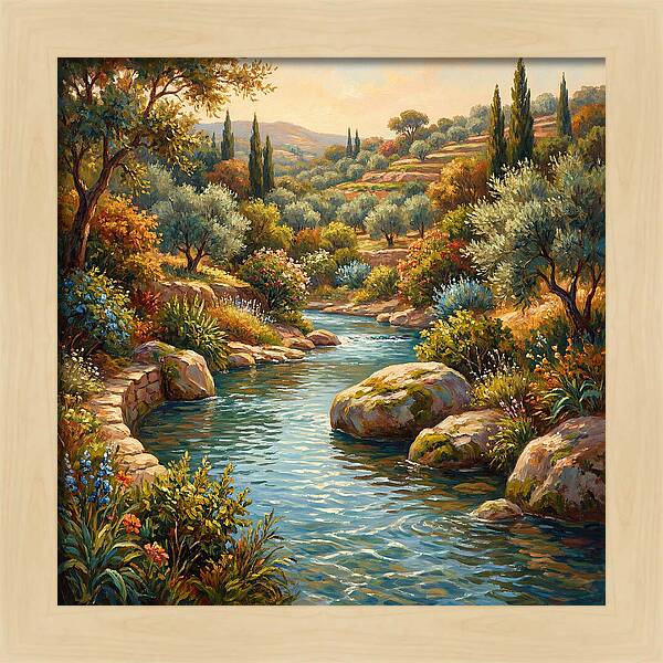 Mediterranean Stream Serenity