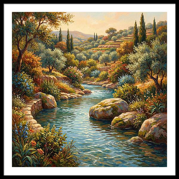 Mediterranean Stream Serenity