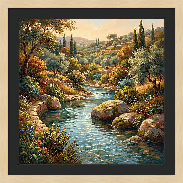Mediterranean Stream Serenity
