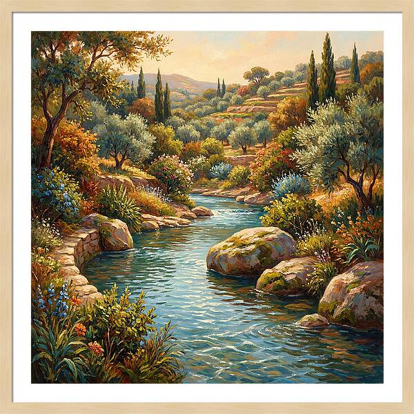 Mediterranean Stream Serenity