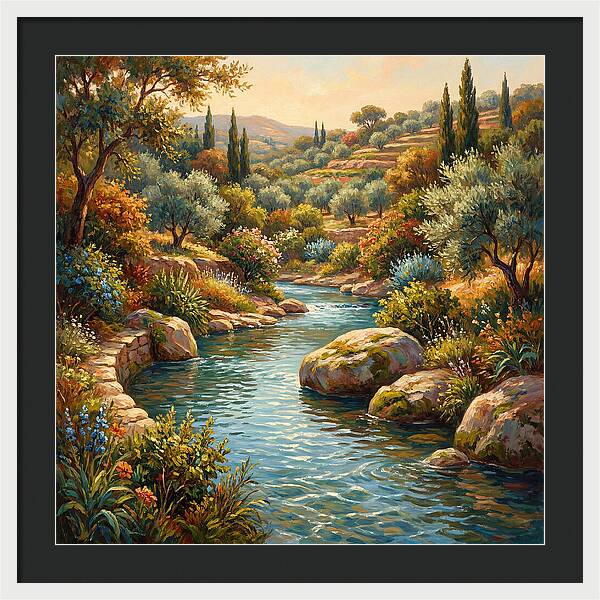 Mediterranean Stream Serenity