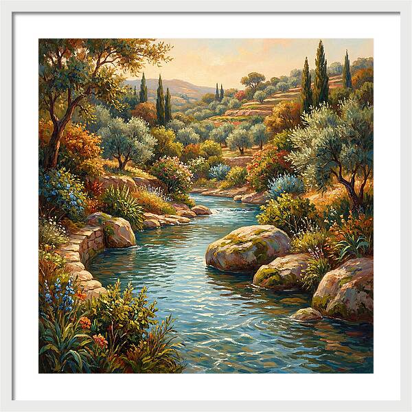 Mediterranean Stream Serenity