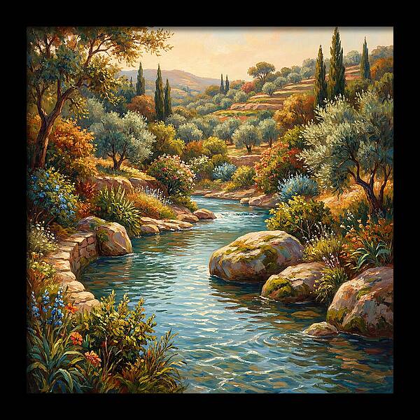 Mediterranean Stream Serenity