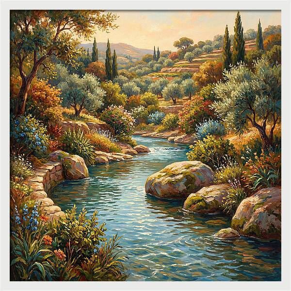 Mediterranean Stream Serenity