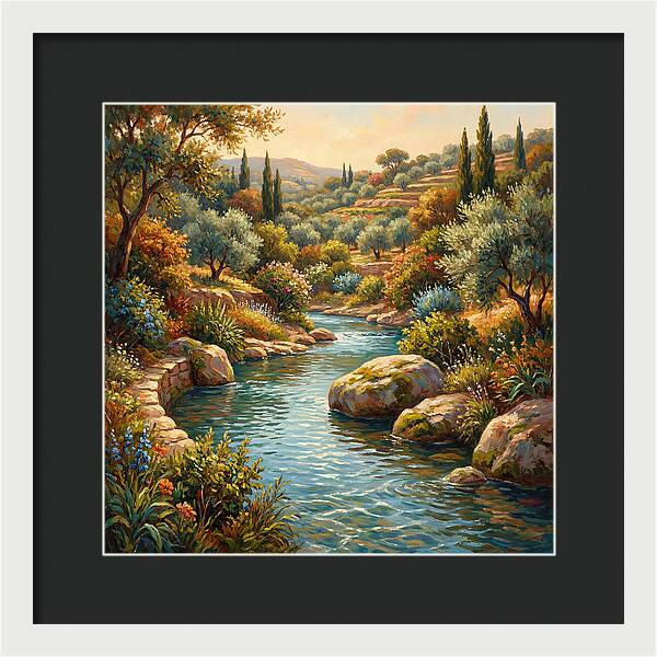 Mediterranean Stream Serenity