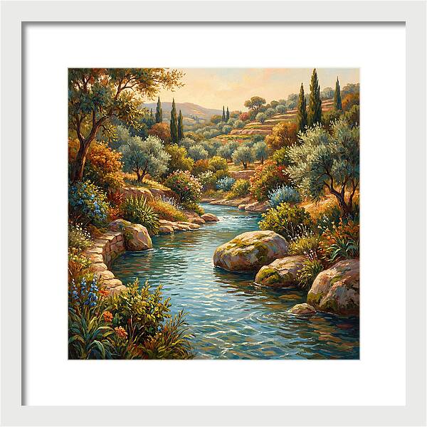 Mediterranean Stream Serenity