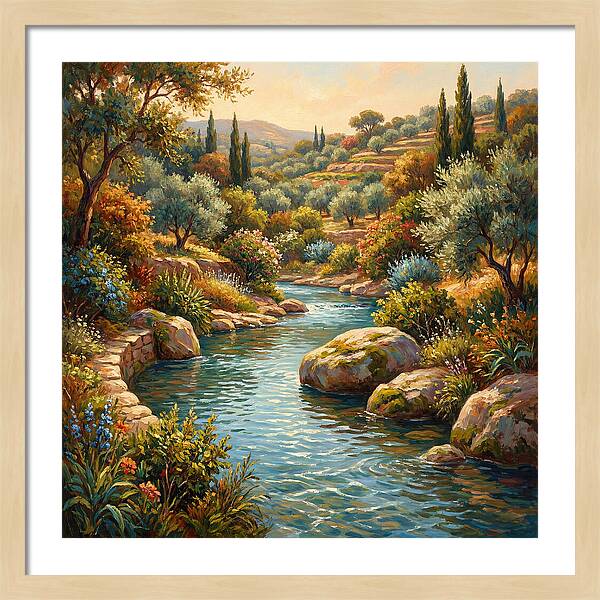 Mediterranean Stream Serenity