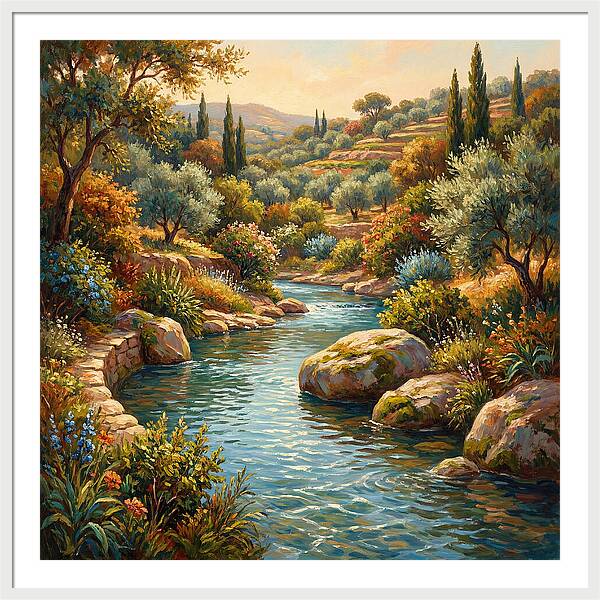 Mediterranean Stream Serenity