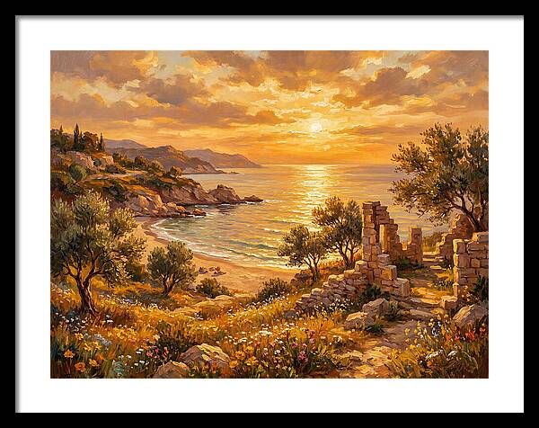 Mediterranean Sunset Serenity