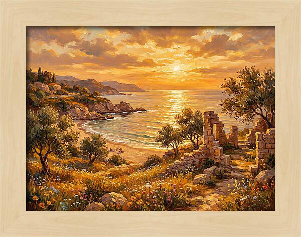 Mediterranean Sunset Serenity